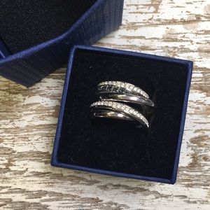 Swarovski Crystal Bands Ring